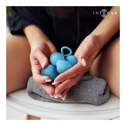 INTENSE - KIT PALLINE KEGEL CHARLI BLU - INTENSE HEALTH & FUN | Lingerie Harness Boutique