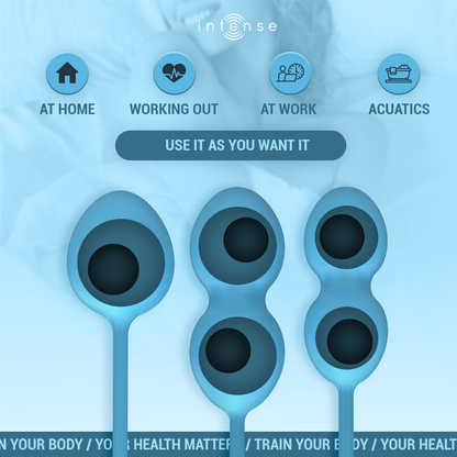 INTENSE - KIT PALLINE KEGEL CHARLI BLU - INTENSE HEALTH & FUN | Lingerie Harness Boutique