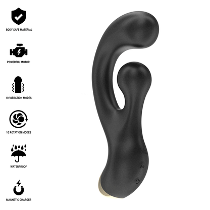 IBIZA - STIMOLATORE VIBRANTE E ROTANTE - IBIZA TECHNOLOGY | Lingerie Harness Boutique