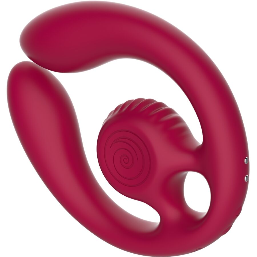 SNAIL VIBE - GIZI DUO STIMOLATORE DI COPPIA TELECOMANDO BORDEAUX - SNAIL VIBE | Lingerie Harness Boutique