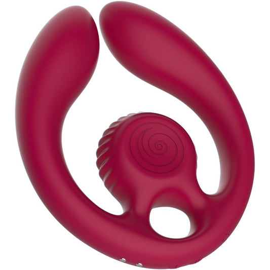 SNAIL VIBE - GIZI DUO STIMOLATORE DI COPPIA TELECOMANDO BORDEAUX - SNAIL VIBE | Lingerie Harness Boutique