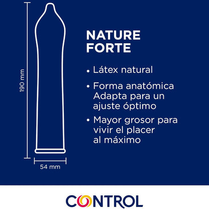 CONTROL - PRESERVATIVI NATURE FORTE 144 UNITÀ - CONTROL CONDOMS | Lingerie Harness Boutique