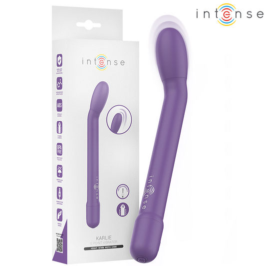 INTENSE - KARLIE STIMOLATORE PUNTO G RICARICABILE VIOLA - INTENSE FUN | Lingerie Harness Boutique