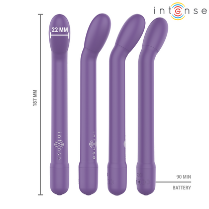 INTENSE - KARLIE STIMOLATORE PUNTO G RICARICABILE VIOLA - INTENSE FUN | Lingerie Harness Boutique