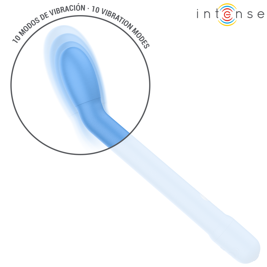 INTENSE - KARLIE STIMOLATORE PUNTO G RICARICABILE BLU - INTENSE FUN | Lingerie Harness Boutique