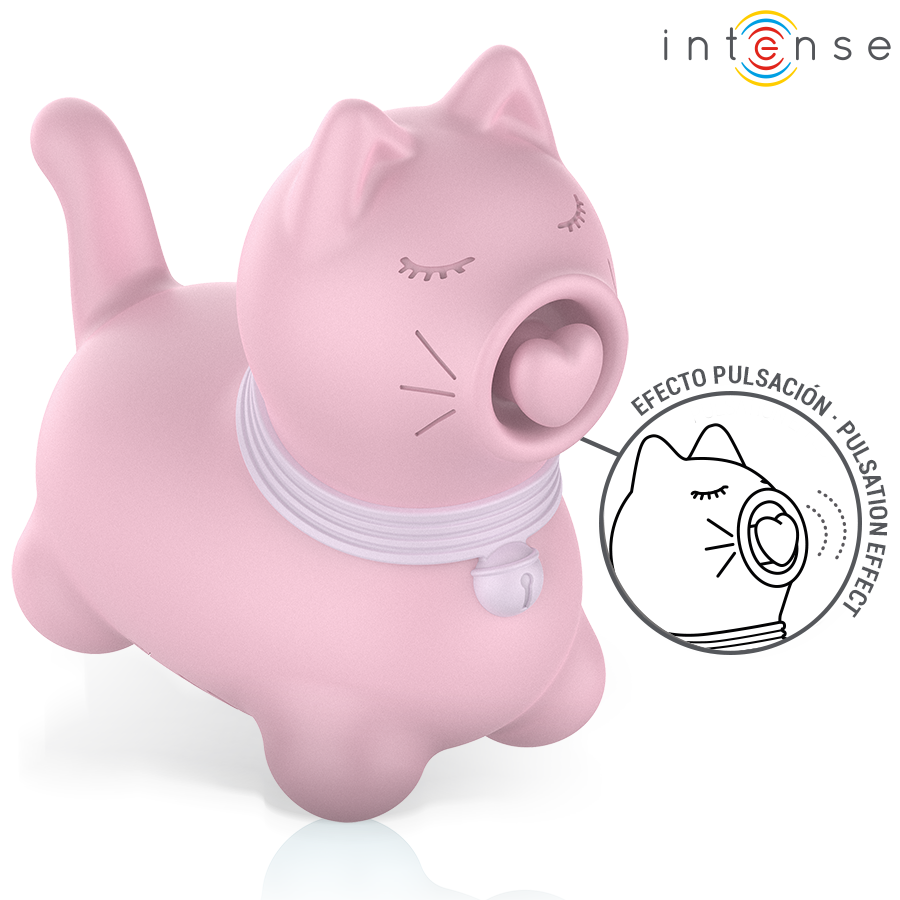 INTENSE - STIMOLATORE DELLA LINGUA CON EFFETTO PULSAZIONE MARIE PINK - INTENSE FUN | Lingerie Harness Boutique