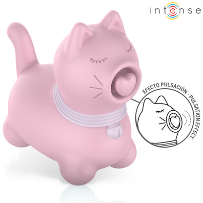 INTENSE - STIMOLATORE DELLA LINGUA CON EFFETTO PULSAZIONE MARIE PINK - INTENSE FUN | Lingerie Harness Boutique