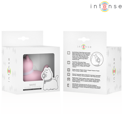 INTENSE - STIMOLATORE DELLA LINGUA CON EFFETTO PULSAZIONE MARIE PINK - INTENSE FUN | Lingerie Harness Boutique