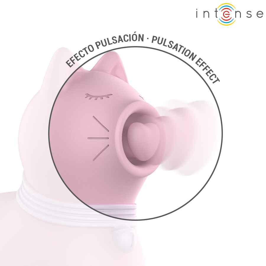INTENSE - STIMOLATORE DELLA LINGUA CON EFFETTO PULSAZIONE MARIE PINK - INTENSE FUN | Lingerie Harness Boutique