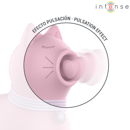 INTENSE - STIMOLATORE DELLA LINGUA CON EFFETTO PULSAZIONE MARIE PINK - INTENSE FUN | Lingerie Harness Boutique