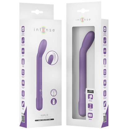 INTENSE - KARLIE STIMOLATORE PUNTO G RICARICABILE VIOLA - INTENSE FUN | Lingerie Harness Boutique