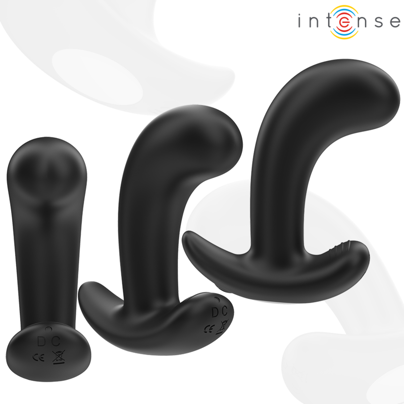 INTENSE - CHANDLER ANAL PLUG 10 VIBRAZIONI NERO TELECOMANDO - INTENSE ANAL TOYS | Lingerie Harness Boutique