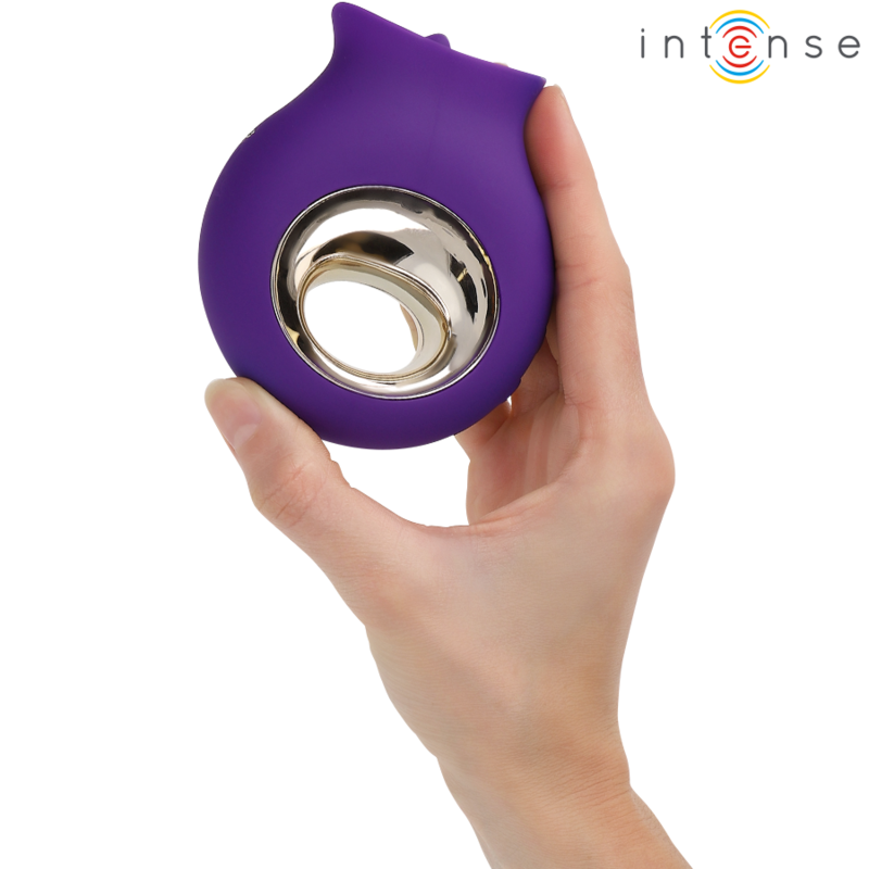 INTENSE - STIMOLATORE CLITORIDEO TULI 9 VIBRAZIONI E 9 OSCILLAZIONI VIOLA - INTENSE FUN | Lingerie Harness Boutique