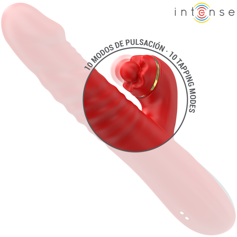 INTENSE - VIBRAZIONE THALIA E SPINTA E ROSSO TAPPING - INTENSE FUN | Lingerie Harness Boutique