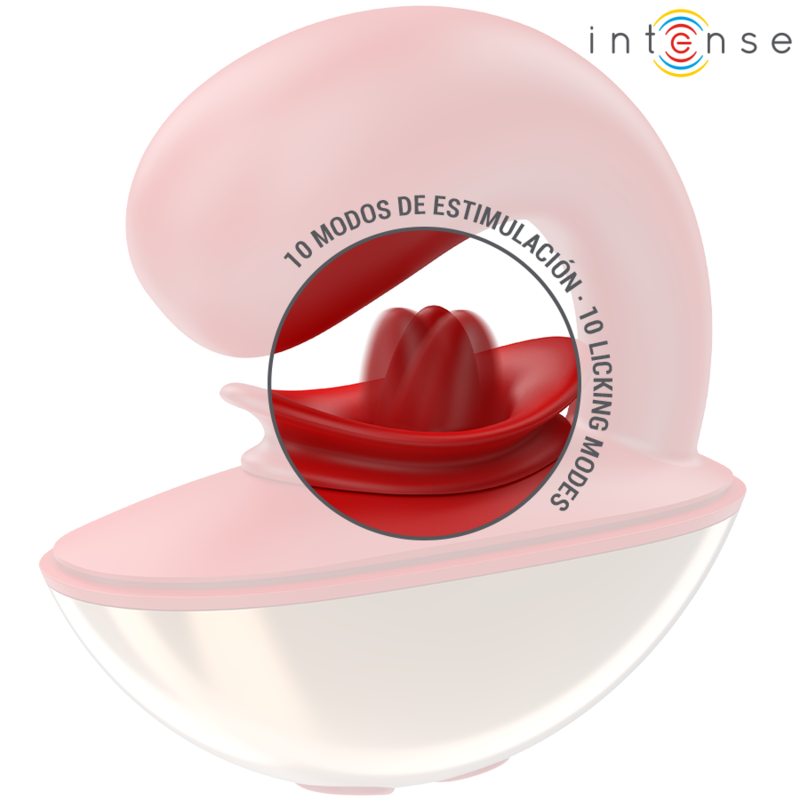 INTENSE - VIBRATORE E STIMOLATORE MARIAH A FORMA DI U 10 VIBRAZIONI ROSSO - INTENSE FUN | Lingerie Harness Boutique