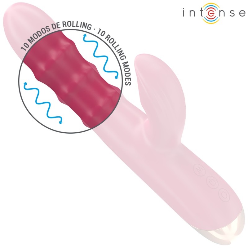 INTENSE - CHLOE VIBRATORE MULTIFUNZIONE 3 IN 1 ROSSO - INTENSE FUN | Lingerie Harness Boutique