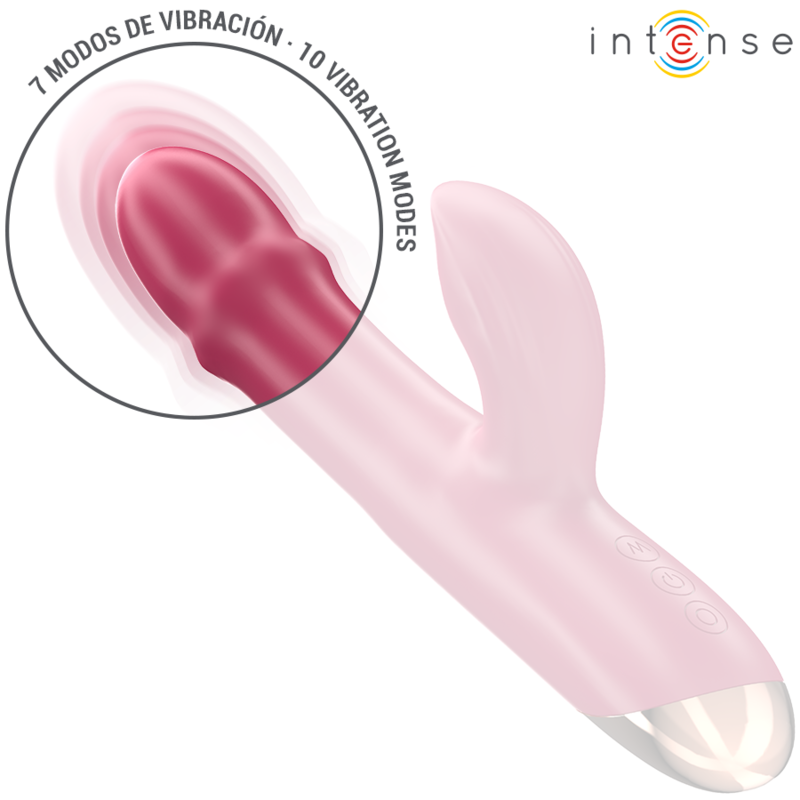 INTENSE - CHLOE VIBRATORE MULTIFUNZIONE 3 IN 1 ROSSO - INTENSE FUN | Lingerie Harness Boutique