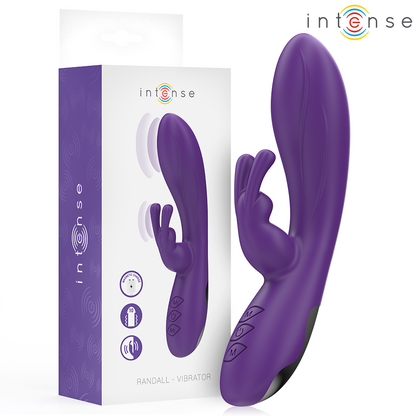 INTENSE - VIBRATORE RANDALL RABBIT 10 VIBRAZIONI VIOLA - INTENSE FUN | Lingerie Harness Boutique