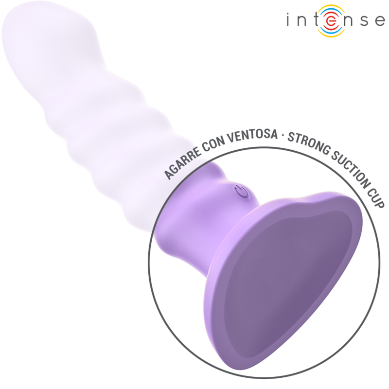 INTENSE - BRENDA VIBRATORE TAGLIA M DESIGN A SPIRALE 10 VIBRAZIONI TELECOMANDO VIOLA - INTENSE FUN | Lingerie Harness Boutique