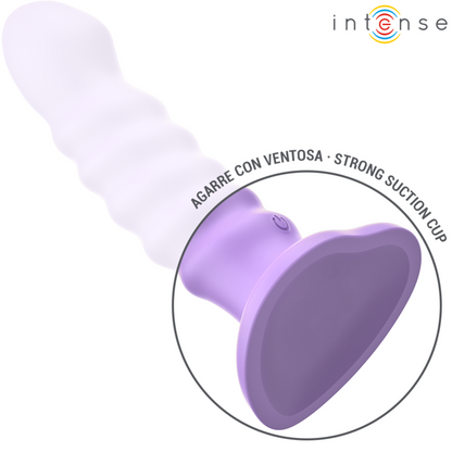 INTENSE - BRENDA VIBRATORE TAGLIA M DESIGN A SPIRALE 10 VIBRAZIONI TELECOMANDO VIOLA - INTENSE FUN | Lingerie Harness Boutique