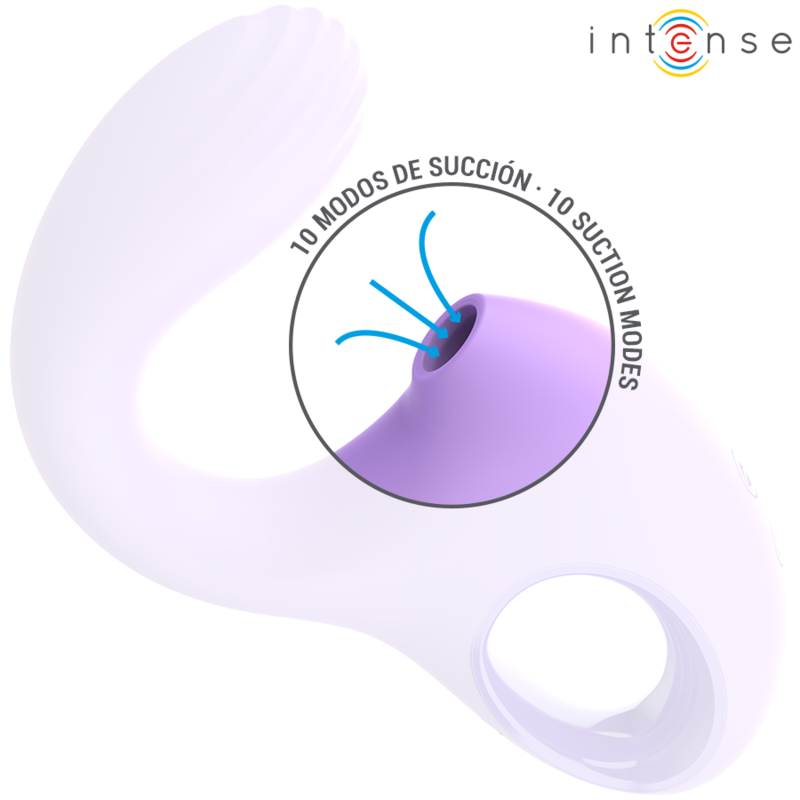 INTENSE - VIBRATORE E STIMOLATORE BAXTER VIOLA - INTENSE FUN | Lingerie Harness Boutique