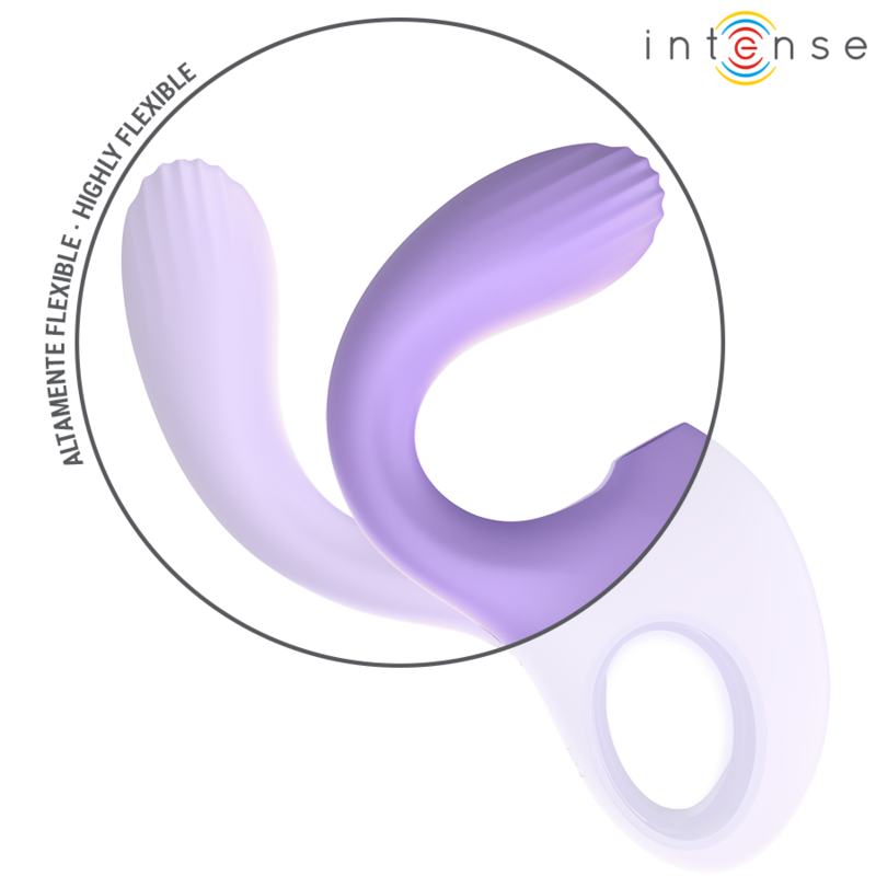 INTENSE - VIBRATORE E STIMOLATORE BAXTER VIOLA - INTENSE FUN | Lingerie Harness Boutique