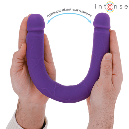 INTENSE - GUNTER DILDO DOPPIO VIBRATORE 40 CM VIOLA TELECOMANDO - INTENSE FUN | Lingerie Harness Boutique