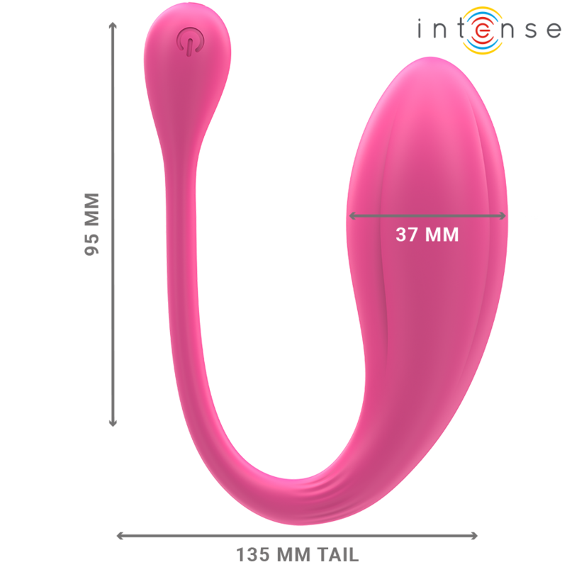 INTENSE - JANICE U VIBRATORE DOPPIA STIMOLAZIONE 10 VIBRAZIONI ROSA TELECOMANDO - INTENSE COUPLES TOYS | Lingerie Harness Boutique