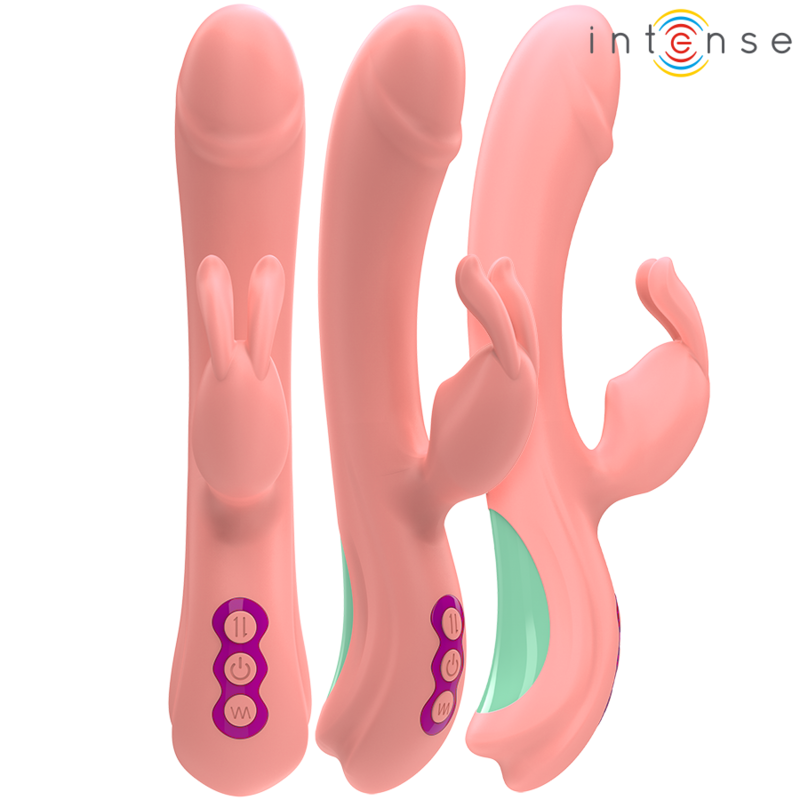 INTENSE - RACHEL RABBIT VIBRATOR 5 VIBRAZIONI ROSA - INTENSE FUN | Lingerie Harness Boutique