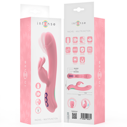 INTENSE - RACHEL RABBIT VIBRATOR 5 VIBRAZIONI ROSA - INTENSE FUN | Lingerie Harness Boutique