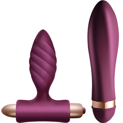 CLIMAXIMUM - DESIRE KIT VIBRATORE TWISTED + PLUG ANALE - CLIMAXIMUM | Lingerie Harness Boutique