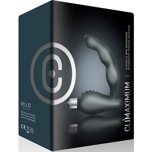 CLIMAXIMUM - VIBRATORE PROSTATICO A GRADINI VILLO - CLIMAXIMUM | Lingerie Harness Boutique