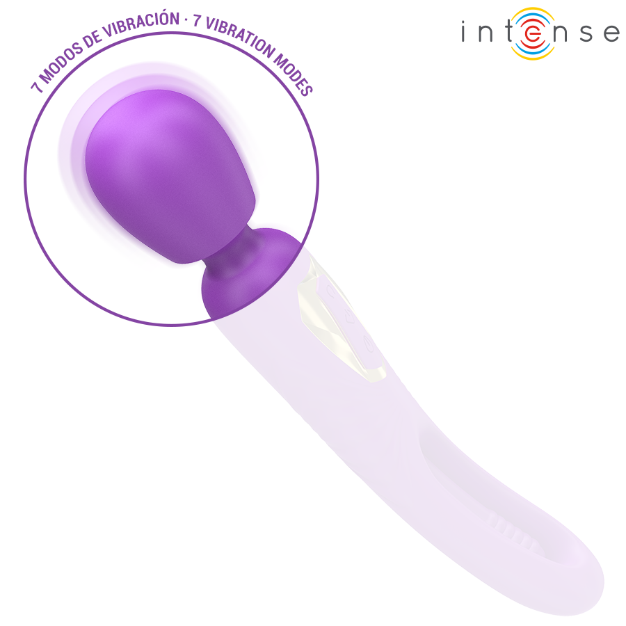 INTENSE - BACCHETTA VIBRANTE CHRISTY CON LINGUA MOBILE - INTENSE FUN | Lingerie Harness Boutique