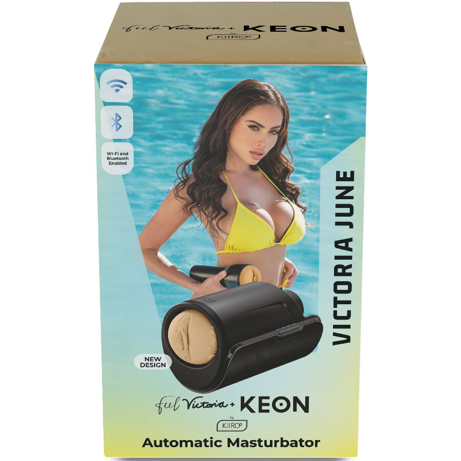 KIIROO - KEON WIFI COMBO VICTORIA JUNE MASTURBATORE AUTOMATICO + FEEL STROKER - KIIROO | Lingerie Harness Boutique