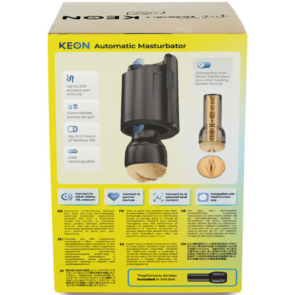 KIIROO - KEON WIFI COMBO VICTORIA JUNE MASTURBATORE AUTOMATICO + FEEL STROKER - KIIROO | Lingerie Harness Boutique