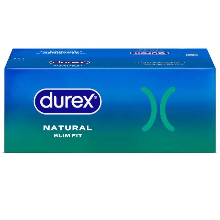 DUREX - NATURAL SLIM FIT BASIC 144 UNITÀ - DUREX CONDOMS | Lingerie Harness Boutique