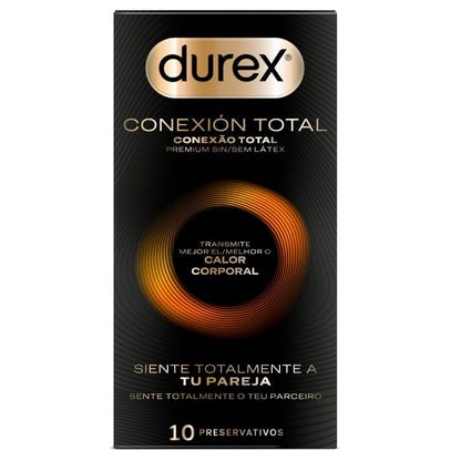 DUREX - TOTAL CONNECTION ULTRA FINE PLUS SENZA LATTICE 10 UNITÀ - DUREX CONDOMS | Lingerie Harness Boutique