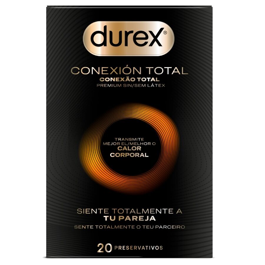 DUREX - TOTAL CONNECTION ULTRA FINE PLUS SENZA LATTICE 20 UNITÀ - DUREX CONDOMS | Lingerie Harness Boutique
