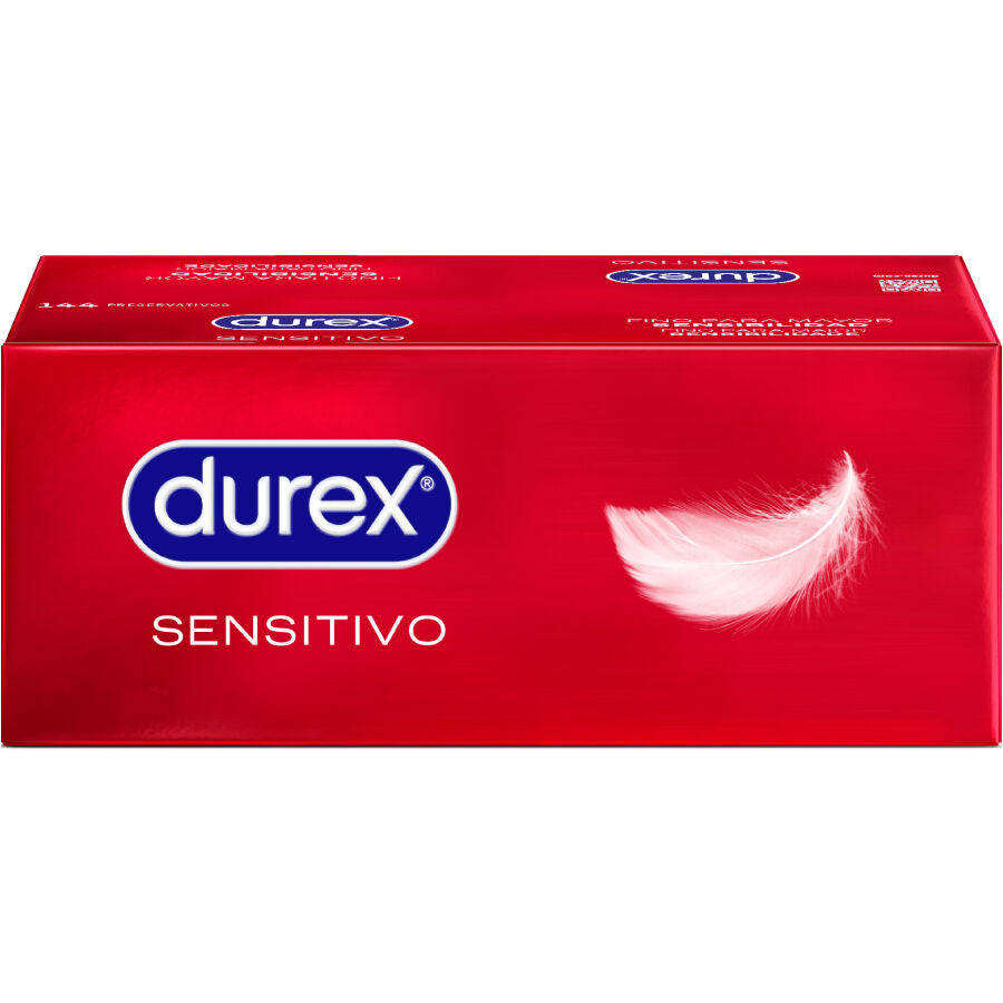 DUREX - PRESERVATIVI SENSITIVE 144 UNITÀ - DUREX CONDOMS | Lingerie Harness Boutique
