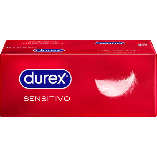DUREX - PRESERVATIVI SENSITIVE 144 UNITÀ - DUREX CONDOMS | Lingerie Harness Boutique