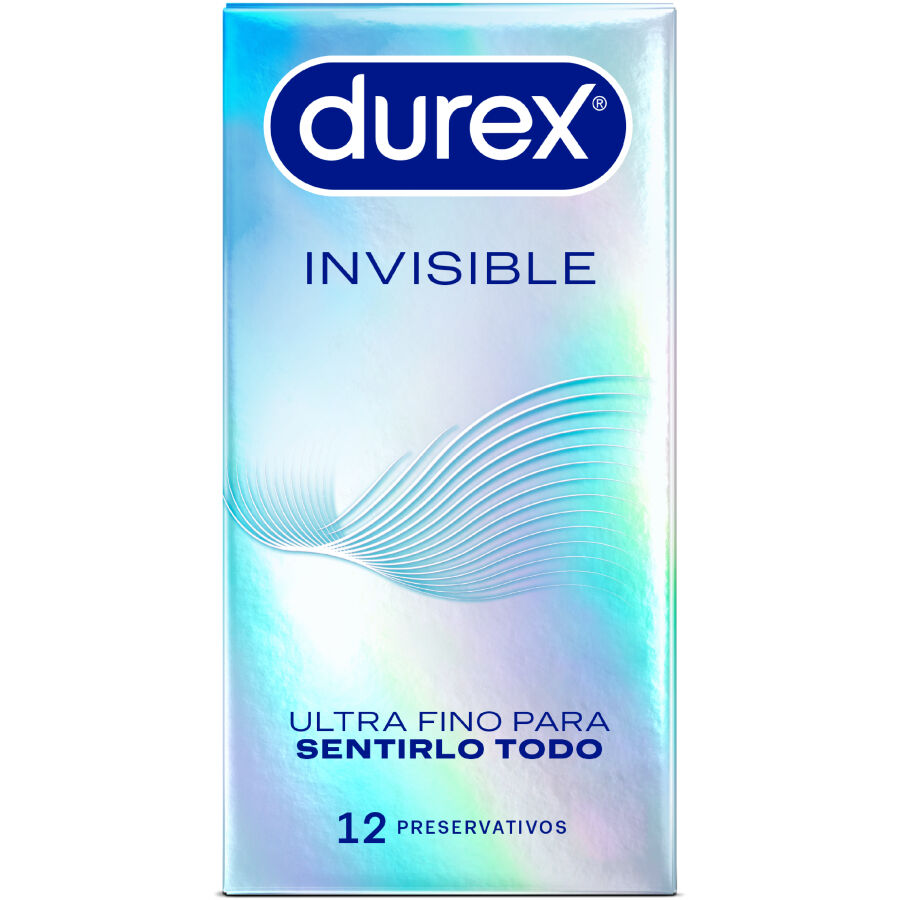 DUREX - PRESERVATIVI INVISIBILI ULTRA SOTTILI 12 UNITÀ - DUREX CONDOMS | Lingerie Harness Boutique