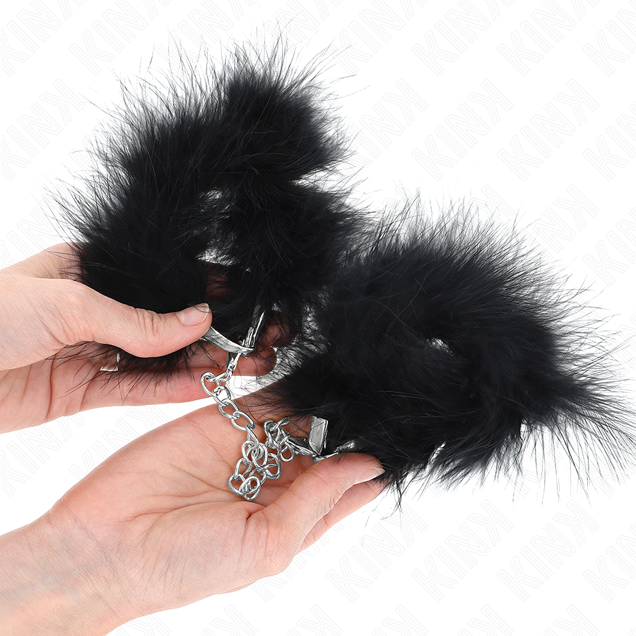 KINK - MINI POLSINI IN PIUMA - KINK WRIST RESTRAINT | Lingerie Harness Boutique