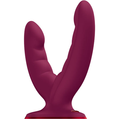 FUN FACTORY - RYDE DOPPIO DILDO ROSSO VINO - FUN FACTORY | Lingerie Harness Boutique