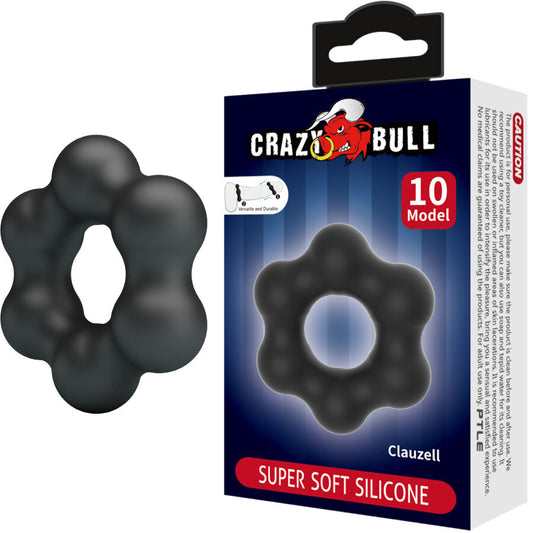 CRAZY BULL - ANELLO IN SILICONE CLAUZELL MODELLO 10 - CRAZY BULL | Lingerie Harness Boutique
