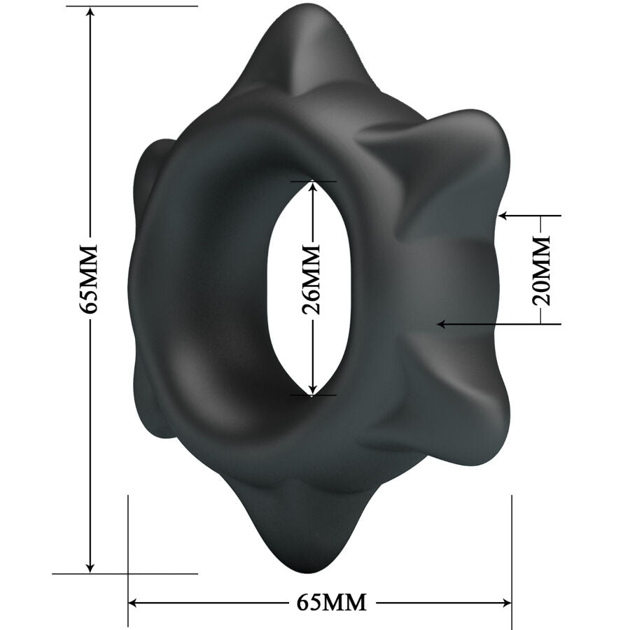 CRAZY BULL - ANELLO IN SILICONE ETHANIEL MODELLO 11 - CRAZY BULL | Lingerie Harness Boutique