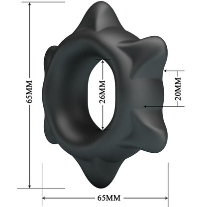 CRAZY BULL - ANELLO IN SILICONE ETHANIEL MODELLO 11 - CRAZY BULL | Lingerie Harness Boutique
