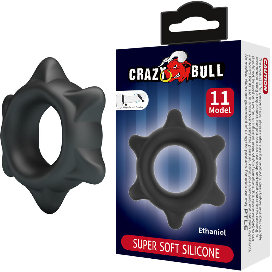 CRAZY BULL - ANELLO IN SILICONE ETHANIEL MODELLO 11 - CRAZY BULL | Lingerie Harness Boutique