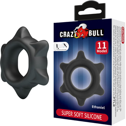 CRAZY BULL - ANELLO IN SILICONE ETHANIEL MODELLO 11 - CRAZY BULL | Lingerie Harness Boutique