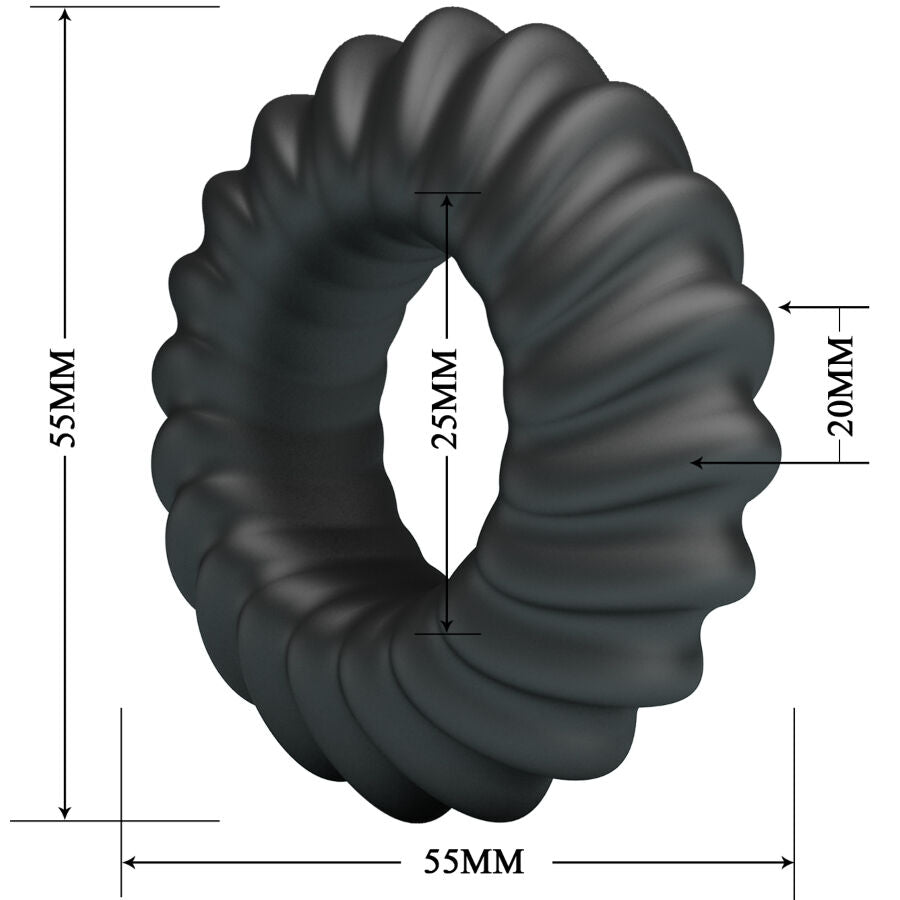 CRAZY BULL - ANELLO IN SILICONE FITZ MODELLO 8 - CRAZY BULL | Lingerie Harness Boutique