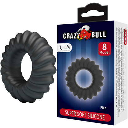 CRAZY BULL - ANELLO IN SILICONE FITZ MODELLO 8 - CRAZY BULL | Lingerie Harness Boutique